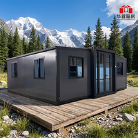 Maisons Modulaires de Luxe Transportables Conteneur en Acier Extensible 20ft 40ft Villas Miniatures 1 à 4 Chambres Logements de Luxe Préfabriqués