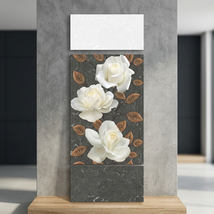 Carrelages muraux extérieurs intérieurs 12x24 Beige ivoire de la société de porcelaine indienne 300x600mm 30x60cm pour Villa salle de bain utilisation numérique - Product Image 4