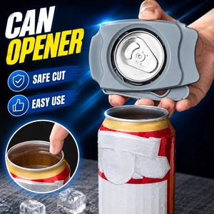 Ouvre-boîte portable mini, ouvre-bouteille manuel à bord lisse pour bière, boisson gazeuse, fête, bar, cuisine, gadgets - Product Image 3