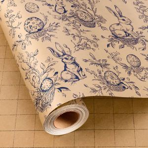 original design daily <b>small</b> rabbit kraft paper for Easter gift <b>box</b> and <b>packaging</b> paper - Product Image 2