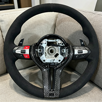 Volant de voiture en fibre de carbone pour BMW F82 F85 F90 F15 E70 E90 E71 E60 F30 F10 F20 F22 F31 M2 F87 M3 F80 M4 Accessoires fourrés