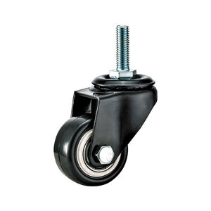 عجلات صغيرة خفيفة الوزن 2 بوصة من البولي فينيل/البولي فينيل ، عجلات خفيفة الوزن خفيفة الوزن للعربات الصغيرة الهادئة ، عجلات خفيفة الوزن - Product Image 4