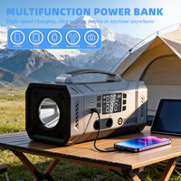 Démarreur de Voiture Portable OEM 16000mAh 12-en-1 12V, Batterie Externe 1600A, Compresseur d'Air Haute Puissance pour Pneus, en Plastique