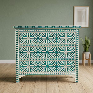 Floral Design Bone Inlay Two-Door Foldable Modern Apartment <b>Bookcase</b> Storage Shelf Living Room Furniture 3 Shelves for Home - Product Image 1
