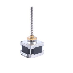 มอเตอร์สเต็ปเปอร์ไฮบริด Nema 17 แกน 8 มม. 36v สองเฟส สำหรับการใช้งานแอคชูเอเตอร์แบบเชิงเส้น - Product Image 1