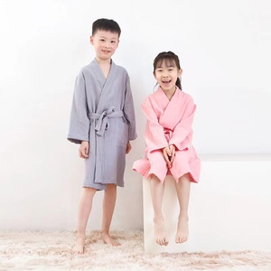 Kimono <span class=keywords><strong>Yukata</strong></span> en <span class=keywords><strong>coton</strong></span> biologique respirant pour hommes, femmes et enfants, vêtements d'hôtel, pyjamas - Product Image 1