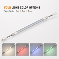Tube lumineux LED pour cage à volailles 900-2400mm 2W-10W 48V DC CRI>83 0-100% Dimmable IP67 Éclairage pour élevages de poulets de chair et de poules pondeuses