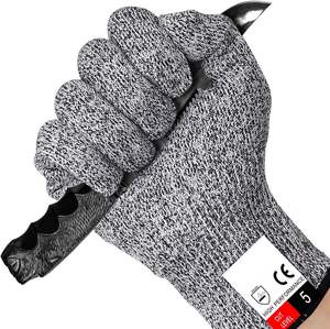 Guantes de Chef de nivel 5 de grado alimenticio lavables a máquina, certificado CE EN388, resistentes a Cortes, protectores de ostras, seguridad para cortar carne - Product Image 1