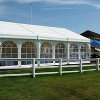 Carpa de Exhibición para Actividades Comerciales al Aire Libre, Carpa Blanca para Almacenamiento Industrial, Logística, Invernadero, Bodas, de Aleación de Aluminio