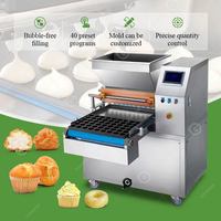 Machine à macarons français Tiramisu, ligne de production automatique de mini-cupcakes avec remplissage central