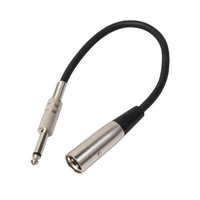 6.35mm à prise XLR 6.5 paires câble micro XLR micro audio amplificateur de câble