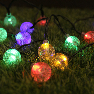 Solar <strong>String</strong> <strong>Lights</strong> Outdoor <strong>100</strong> Led Crystal <strong>Globe</strong> <strong>Light</strong> With 8 Modes Waterproof Solar Powered Patio <strong>Light</strong> for Garden Party Decor - Product Image 4