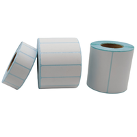 Etiqueta Térmica Directa de Vinilo de 58x40 mm, Autoadhesiva, Libre de BPA, Resistente al Agua, Rollo de Etiquetas de Código de Barras para Impresora de Recibos POS, Etiqueta de Precio