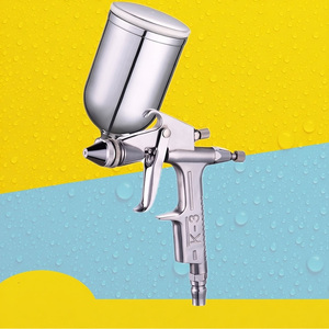 K3 Gravity Feed Pneumatic <b>Spray</b> Gun 0.5mm Nozzle Aluminium <b>Alloy</b> Mini Airbrush for Fine Spraying - Product Image 5