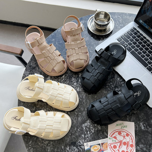 Lazy Man <b>Slippers</b> For Outdoor Wear Stylish Summer Women'S Shoes With Fashionable Trend Versatile Fit And Anti Slip Function - Product Image 2