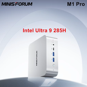 <span class=keywords><strong>MINISFORUM</strong></span> M1 Pro Mini PC IA Processeur <span class=keywords><strong>Intel</strong></span> Core Ultra 9 285H 16 cœurs OCuLink 2*USB4 Haut-parleurs doubles intégrés Ordinateur de bureau Gamer WiFi7 - Product Image 6