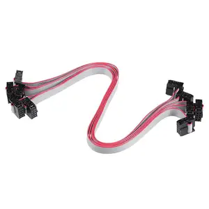 Idc cable 1.27mm 2mm pitch idc flat ribbon cable wire harness 40 20 pin 50 pin 14 pin idc cable