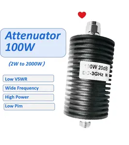 100W da 10MHz a 18GHz da 2W a 2000W in radiatore e telecomunicazioni proteggono l'amplificatore di potenza attenuatore fisso coassiale Rf