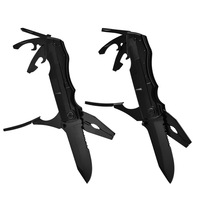 Couteau pliant multifonctionnel d'extérieur avec pinces, embouts de tournevis et pince à lame unique – Fourniture directe usine pour camping et réparation extérieure