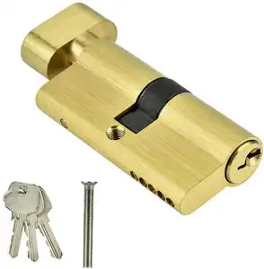 Cilindro della serratura della porta da infilare del fuoco della manopola della serratura della porta del cilindro di alta sicurezza della casa di profilo europeo