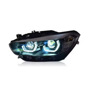 Rinnovamento/Aggiornamento dei Sistemi di Illuminazione Gruppo Fari a LED per <span class=keywords><strong>BMW</strong></span> <span class=keywords><strong>Serie</strong></span> 1 <span class=keywords><strong>F20</strong></span> 2015-2018 con Commutazione Luce Bicolore - Product Image 2