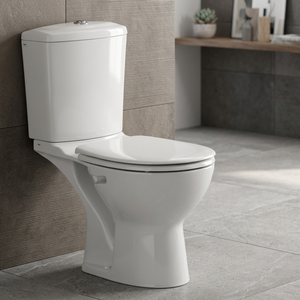 Ceramic Two Piece WC Water Closet Round Close Coupled Toilet Commode P <b>Trap</b> S <b>Trap</b> Dual Flush - Product Image 6