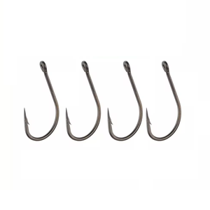 Hameçons de pêche à la carpe <span class=keywords><strong>Hirisi</strong></span> B8017, acier inoxydable à haute teneur en carbone, hameçons à barbe, hameçons à poisson - Product Image 1