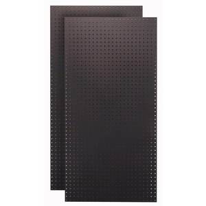 In de aanbieding: 1/4 inch gatenmaat, zwart hangbord, wandmontage, pegboard, garage gereedschapsopslag, metalen houder, pegboard - Product Image 3