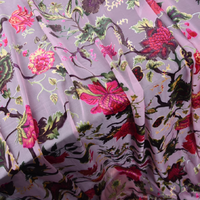Nouvelle mode imprimé doux Burn Out soie velours tissu pour attrayant dame gracieux excellent châle vêtement vêtements