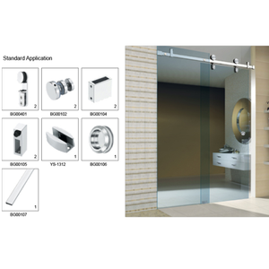 Verre trempé épais de 10mm d'épaisseur, utile pour la douche <span class=keywords><strong>des</strong></span> salles de bains - Product Image 2
