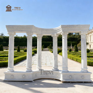 TREVI <span class=keywords><strong>prix</strong></span> usine maison villa projet de construction décoratif grande pierre naturelle <span class=keywords><strong>marbre</strong></span> <span class=keywords><strong>blanc</strong></span> <span class=keywords><strong>colonne</strong></span> romaine pilier - Product Image 5