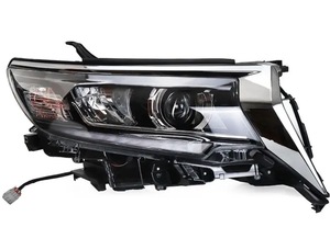 Bộ body kit xe hơi Hot Hot Hot, nâng cấp đèn <span class=keywords><strong>halogen</strong></span> lên đèn pha <span class=keywords><strong>LED</strong></span> kép, phụ tùng ô tô, đèn pha trước cho PRADO LC150 2018 - Product Image 4