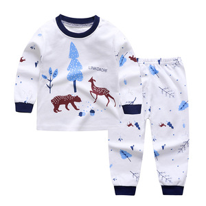 Vêtements de nuit pour bébé de haute qualité, vente en gros, nouveau service à domicile, deux pièces, 100% coton - Product Image 1