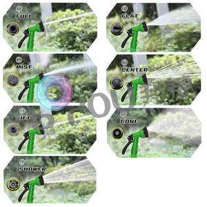 Colorful Expandable with 7 Nozzles for Watering Plants, Washing Cars & <b>Pets</b>, <b>Cleaning</b> Walls Floors - Product Image 5