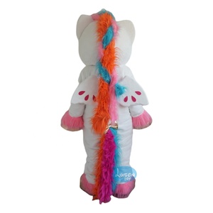 Rainbow Magic <strong>Unicorn</strong> Mascot <strong>Costume</strong> <strong>Adult</strong> for Halloween Party Clothing Fancy Dress - Product Image 4