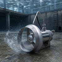 Mélangeur submersible QJB à faible bruit et anti-sédiments, directement de l'usine, pour les stations d'épuration des eaux usées municipales