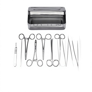 ALIVANTA INDUSTRY – Kit de 13 instruments chirurgicaux en acier inoxydable, outils manuels d'entraînement à la suture pour étudiants en médecine, pour césarienne - Product Image 1