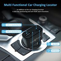 Traqueur GPS Véhicule SinoTrack ST-909, Chargeur de Voiture Allume-Cigare avec Application Gratuite, Positionnement Précis et Rapport Statistique