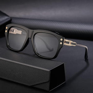 Lunettes de soleil polarisées MiDing pour hommes, monture noire en PC, verres TAC, protection UV400, style conduite en extérieur - Product Image 5