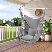 Fauteuil suspendu d'intérieur et d'extérieur, chaise hamac pour adultes et enfants, idéal pour le camping, les réunions de famille, la chambre à coucher et les loisirs