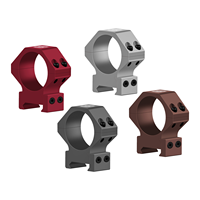 SPINA OPTICS Anneaux de montage pour lunette de visée 30 mm, 5 couleurs (rouge, marron, argenté, gris), hauteur centrale 1,21 pouce, montage 20 mm