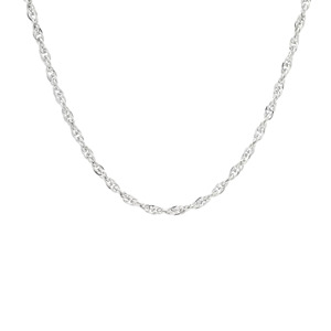 Collier chaîne torsadée minimaliste opulente en platine Pt950 pour hommes et femmes, bijou en platine lourd et imposant - Product Image 5