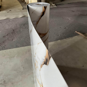 Thanh lịch bằng đá cẩm thạch hạt PVC hình nền tường gạch cho phòng ngủ hiện đại 3D kết cấu hình học nhanh chóng Peel & Stick bền dễ dàng bảo trì - Product Image 3