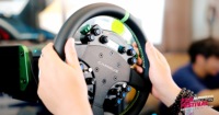Volant CAMMUS GT2 avec panneau en fibre de carbone, volant multifonctionnel filaire, contrôleur de jeu