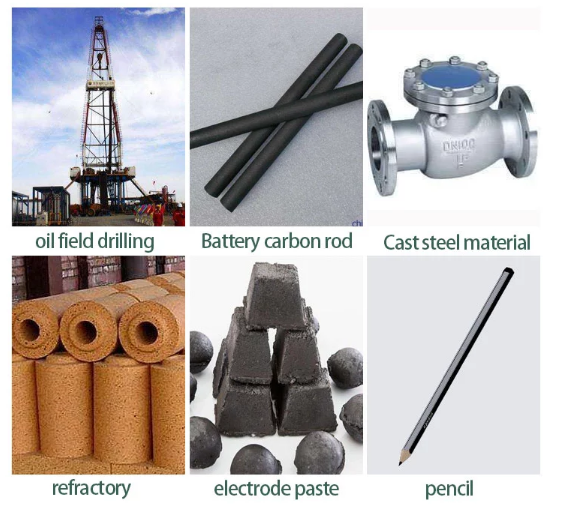 0.3% Ash Natural Flake Graphite Powder Lubricant High Temperature Resistant