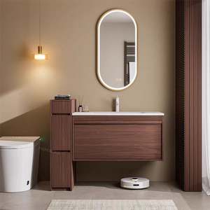 Nuevo diseño Venta caliente con material de madera contrachapada Vanity Gabinetes de baño de estilo moderno para la venta Iluminación de tocador de baño - Product Image 1