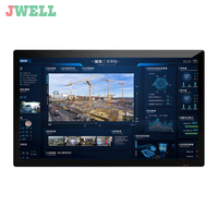 Écran tactile industriel 24 pouces pour LCD TFT IPS 1920x1080, capacitif, montage mural, cadre ouvert, boîtier métallique, nouveau, usage commercial