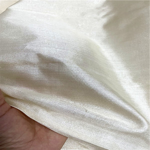 Tissu 100% <span class=keywords><strong>Soie</strong></span> Tussah <span class=keywords><strong>Soie</strong></span> <span class=keywords><strong>Sauvage</strong></span> pour Vêtements de Filles Coussins Rideaux Robes de Mariée et Costumes pour Textiles de Maison - Product Image 3