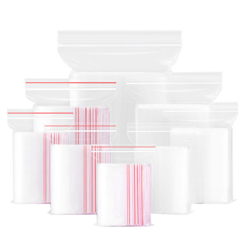 Transparent Pe sealed Ziplock Bag Food Packaging Clothing Sample Plastic Bag Airtight Bag