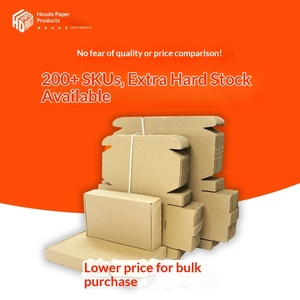 Wholesale Extra Strong Rectangular Kraft Cardboard <b>Shipping</b> <b>Boxes</b> for Clothing Apparel Stock - Product Image 1
